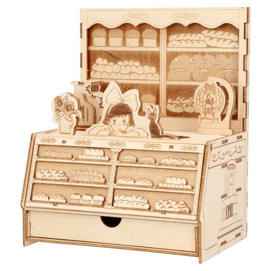 木製收納盒 魔女宅急便 麵包屋