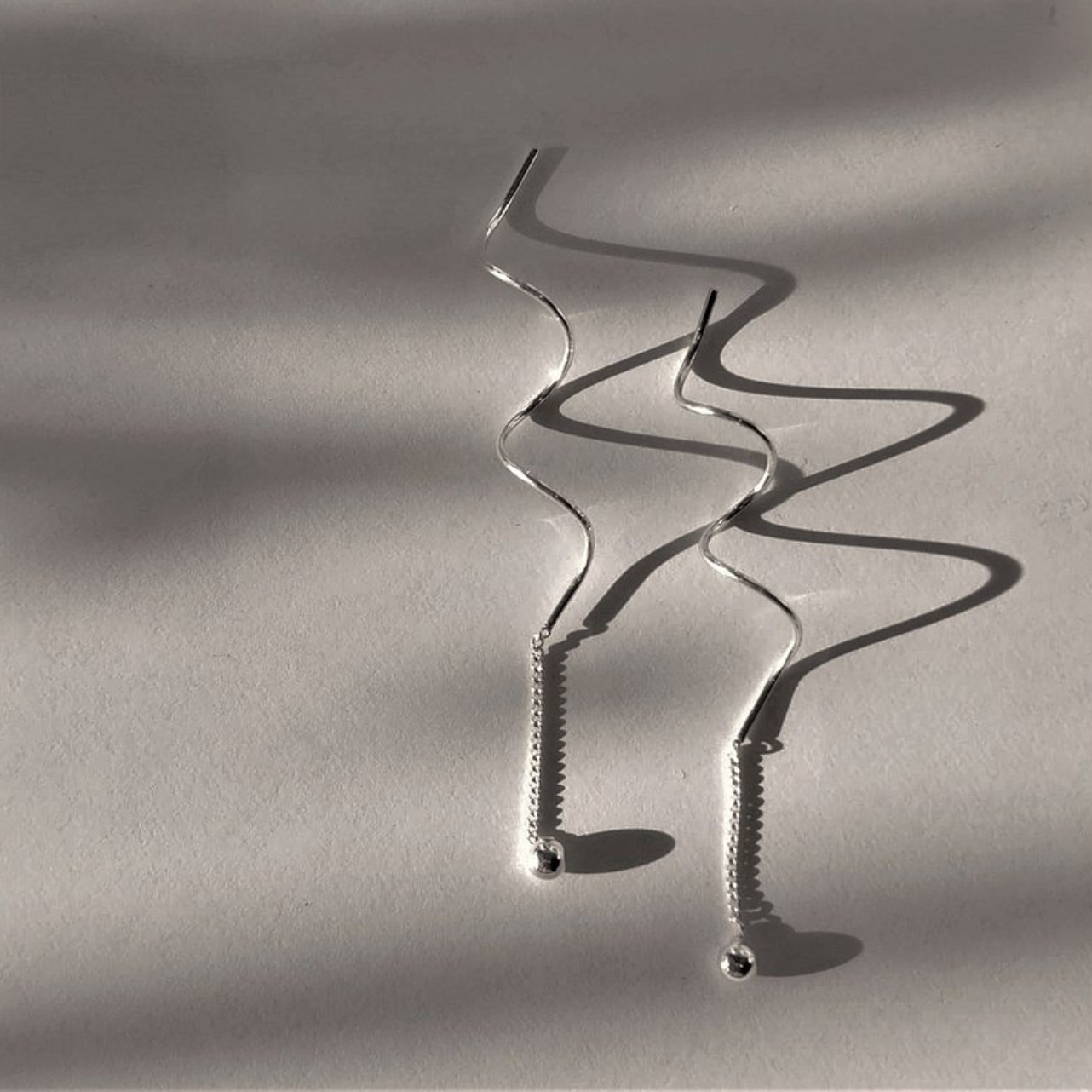 │微光│漫漫午後 • 耳鍊 • 純銀耳飾