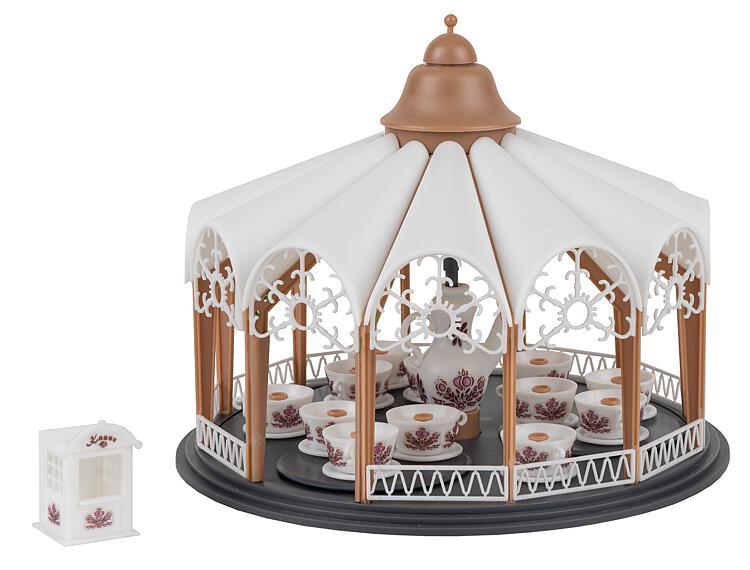 Faller 140335 HO Scale, Dog Rose Coffee Cups Carousel