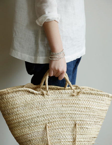 fog-串珠項鍊L 鍍銀