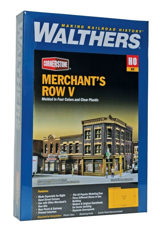 Walthers 933-4041 HO scale, Merchants Row V