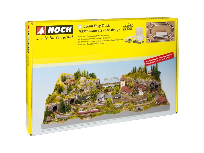 Noch 53600 HO Easy-Track Railway Route Kit “Karlsberg”
