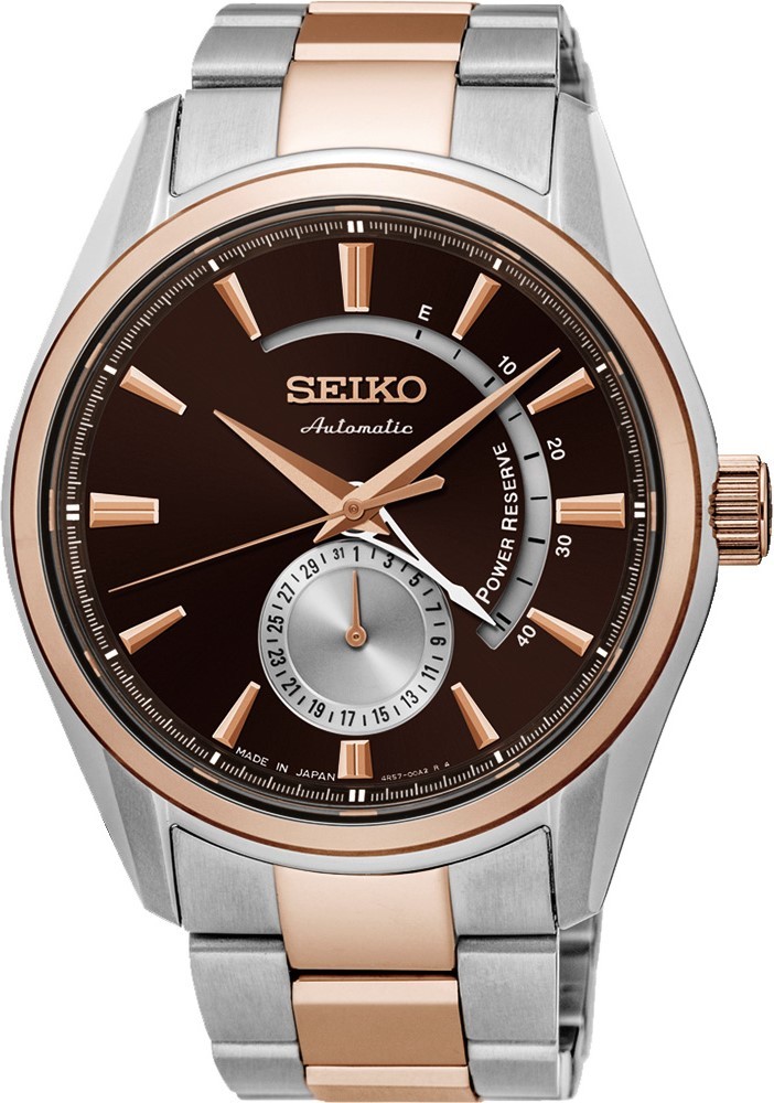 萬年鐘錶 - SEIKO Presage  動力儲存機械男錶  4R57-00A0P / SSA308J1 錶徑42MM