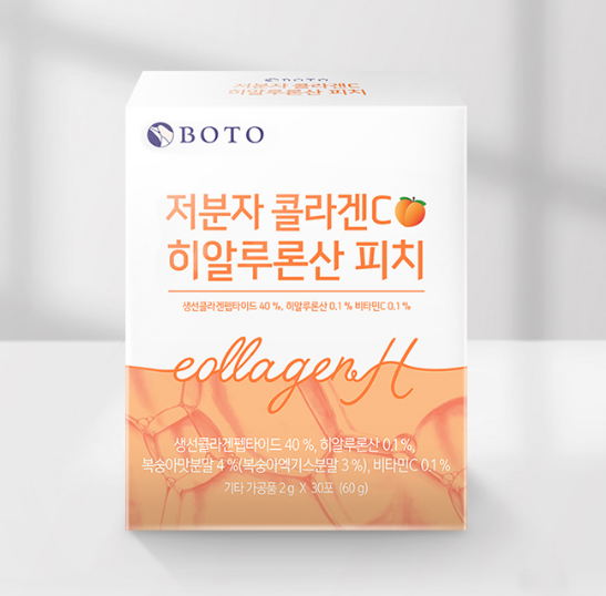 韓國BOTO 水蜜桃膠原蛋白乳酸菌粉(1盒30包)