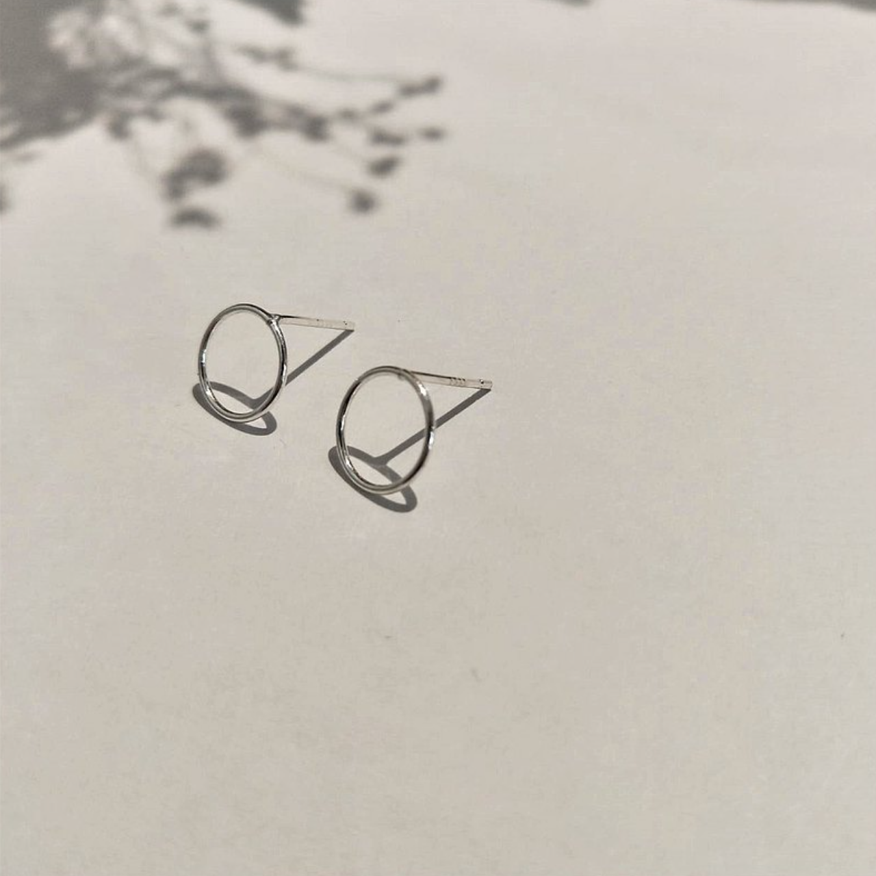 │日常│極簡細圈 • 耳針耳夾 • 純銀耳飾