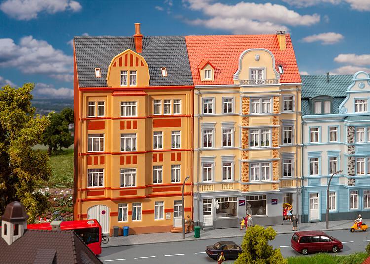 Faller 191758 HO規 2 Urban relief houses 4 storeys