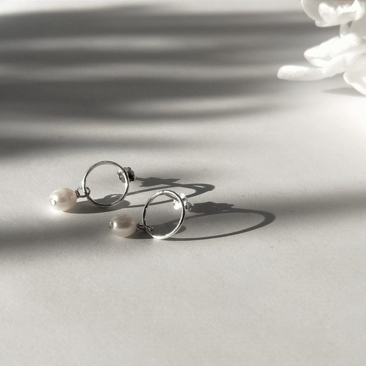 │輕奢│人魚眼淚 • 珍珠 • 耳針耳夾 • 純銀耳飾