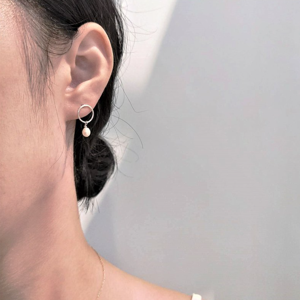 │輕奢│人魚眼淚 • 珍珠 • 耳針耳夾 • 純銀耳飾