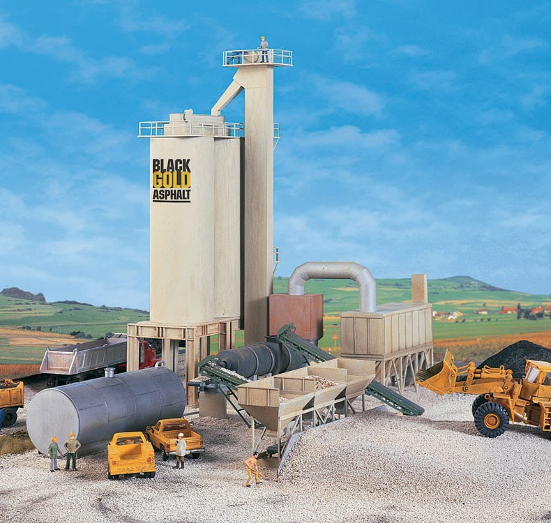 Walthers 933-3085 HO scale, Black Gold Asphalt Hot Mix Plant