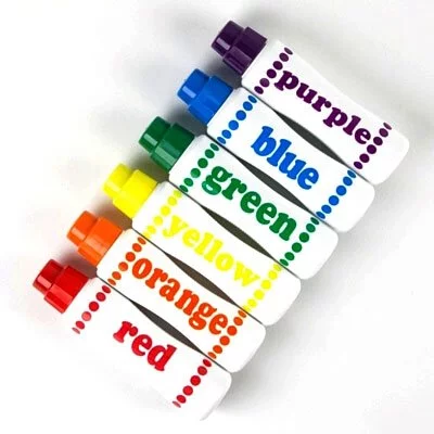 點點畫筆：6入彩虹色