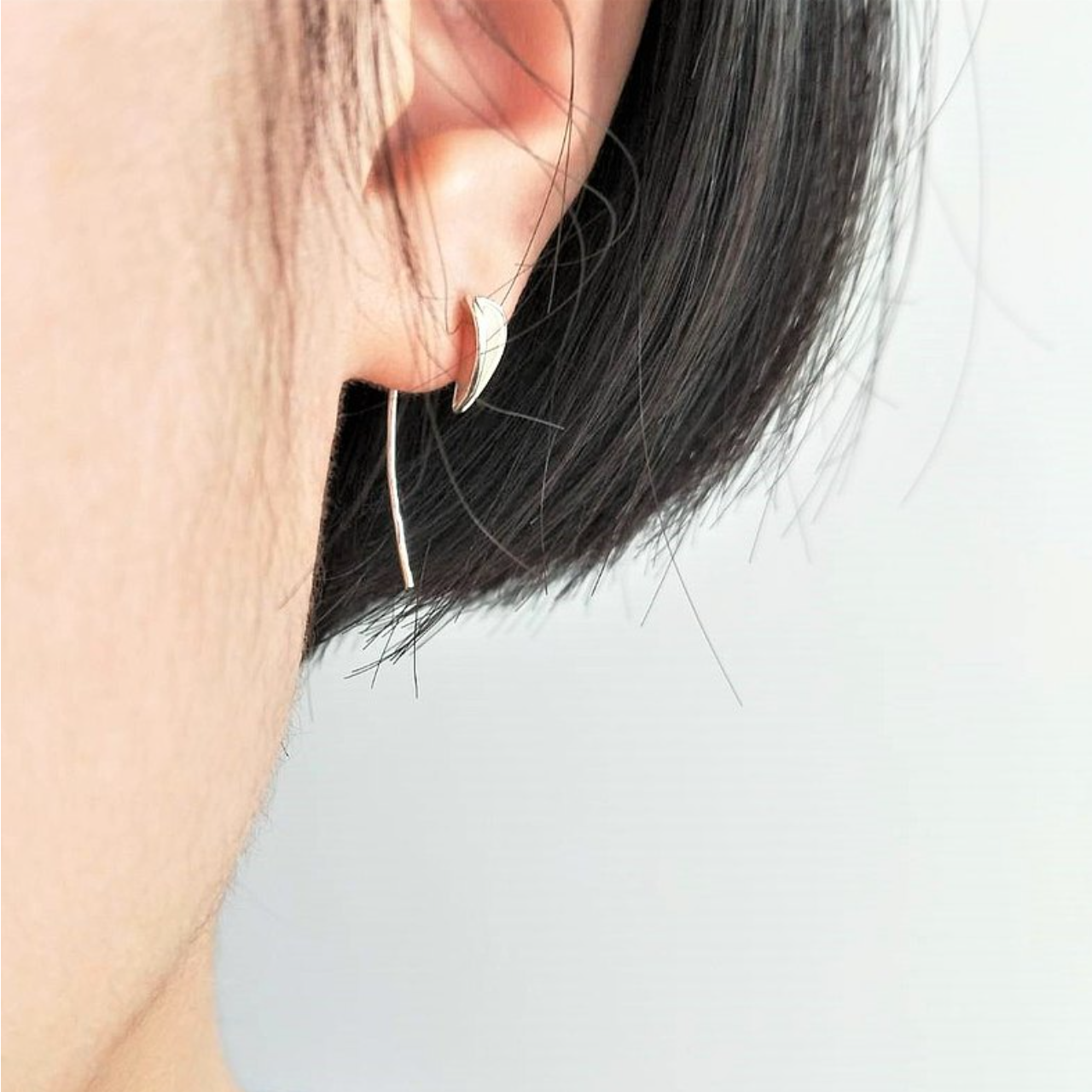 │限量款│草艸落葉 • 耳針 • 純銀耳飾