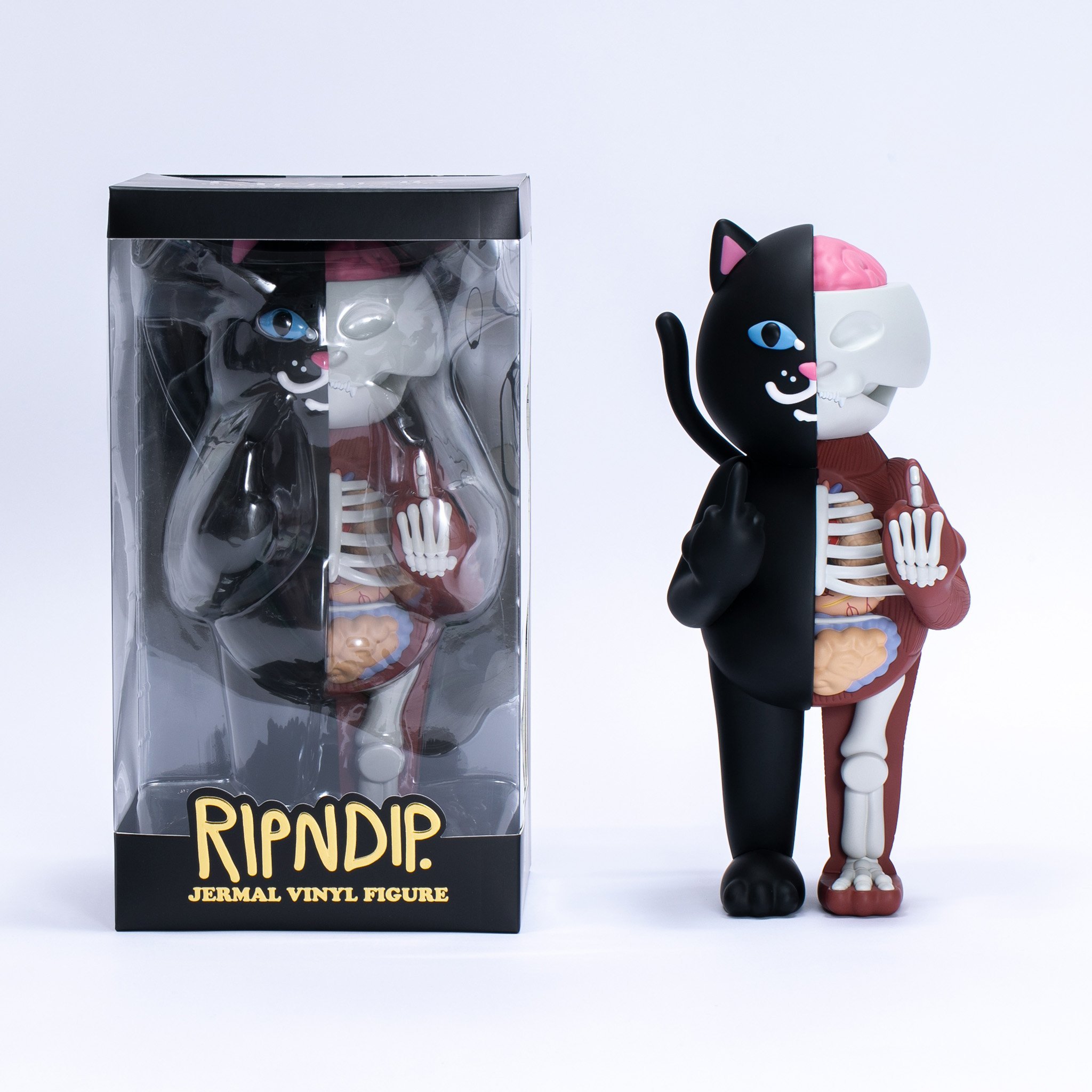 RIPNDIP JERMAL VINYL FIGURE 中指貓限定公仔14吋35CM 全球500隻限定