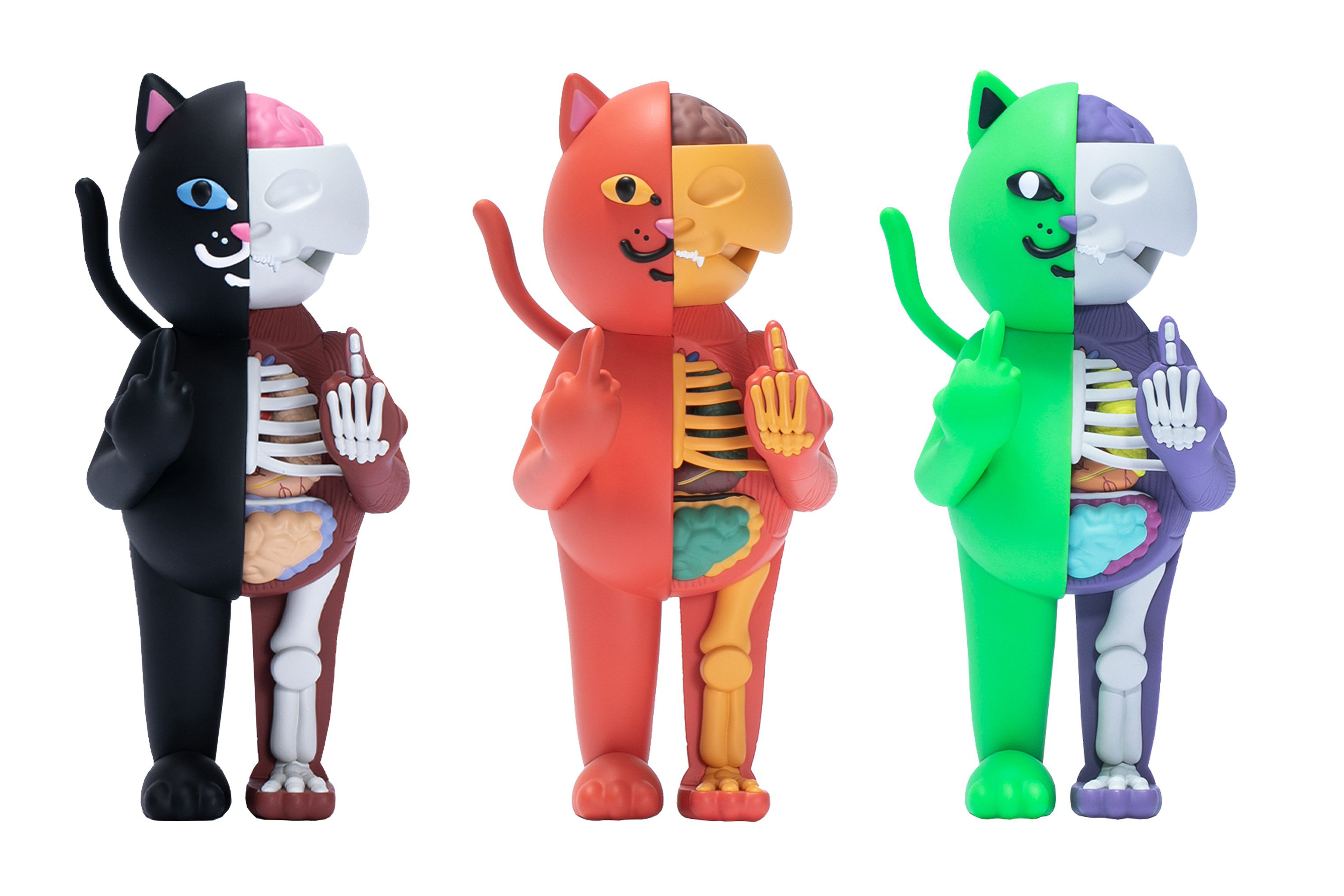 RIPNDIP JERMAL VINYL FIGURE 中指貓限定公仔14吋35CM 全球