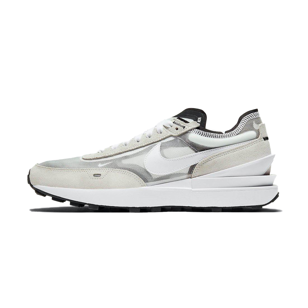 Nike Waffle One 男女灰白小Sacai 解構輕量休閒鞋DA7995-100