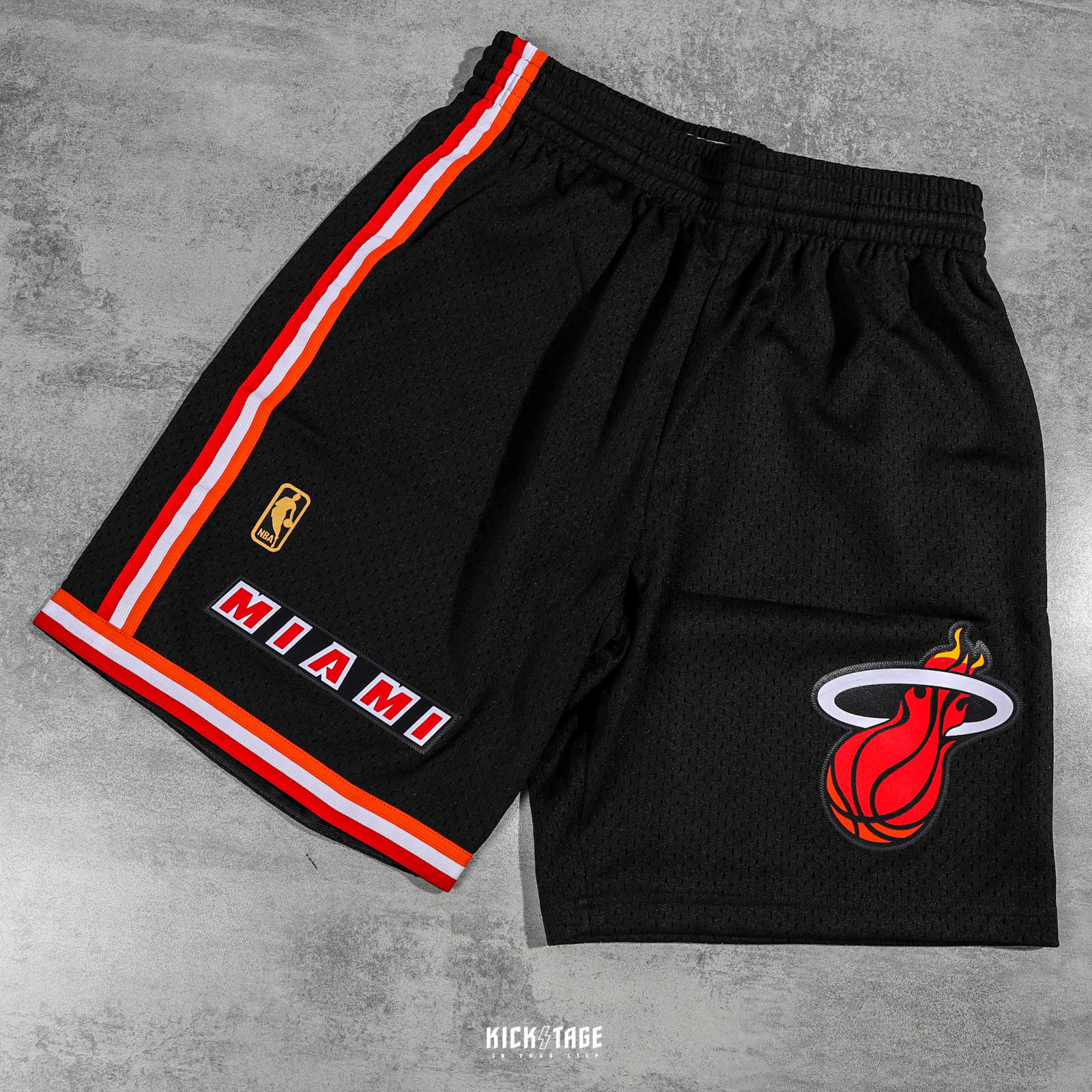 Mitchell & Ness M&N MIAMI HEAT JIMMY BUTLER 黑色 邁阿密 熱火 球褲【MNSWS-G221A】ABshorts