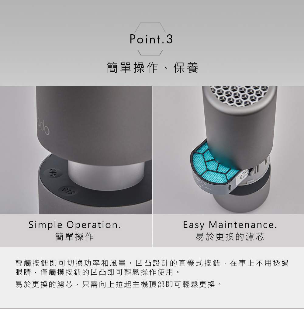 気質アップ】 cado LEAF portable 空気清浄器 www.win-ed.com.bd