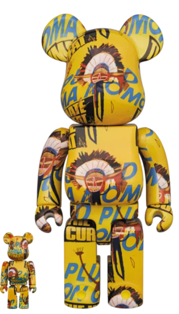 Bearbrick 100%+400% Andy Warhol × JEAN-MICHE