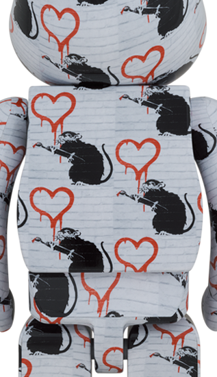 BE@RBRICK BRANDALISM - Love Rat  1000%