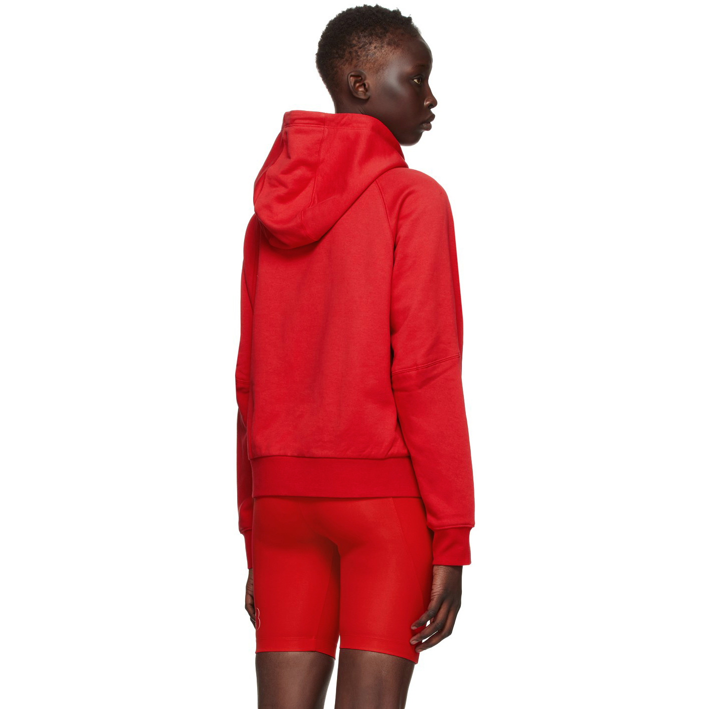 【 Y-3 W CL LC HOODIE 胸前 LOGO 帽TEE - 紅 】