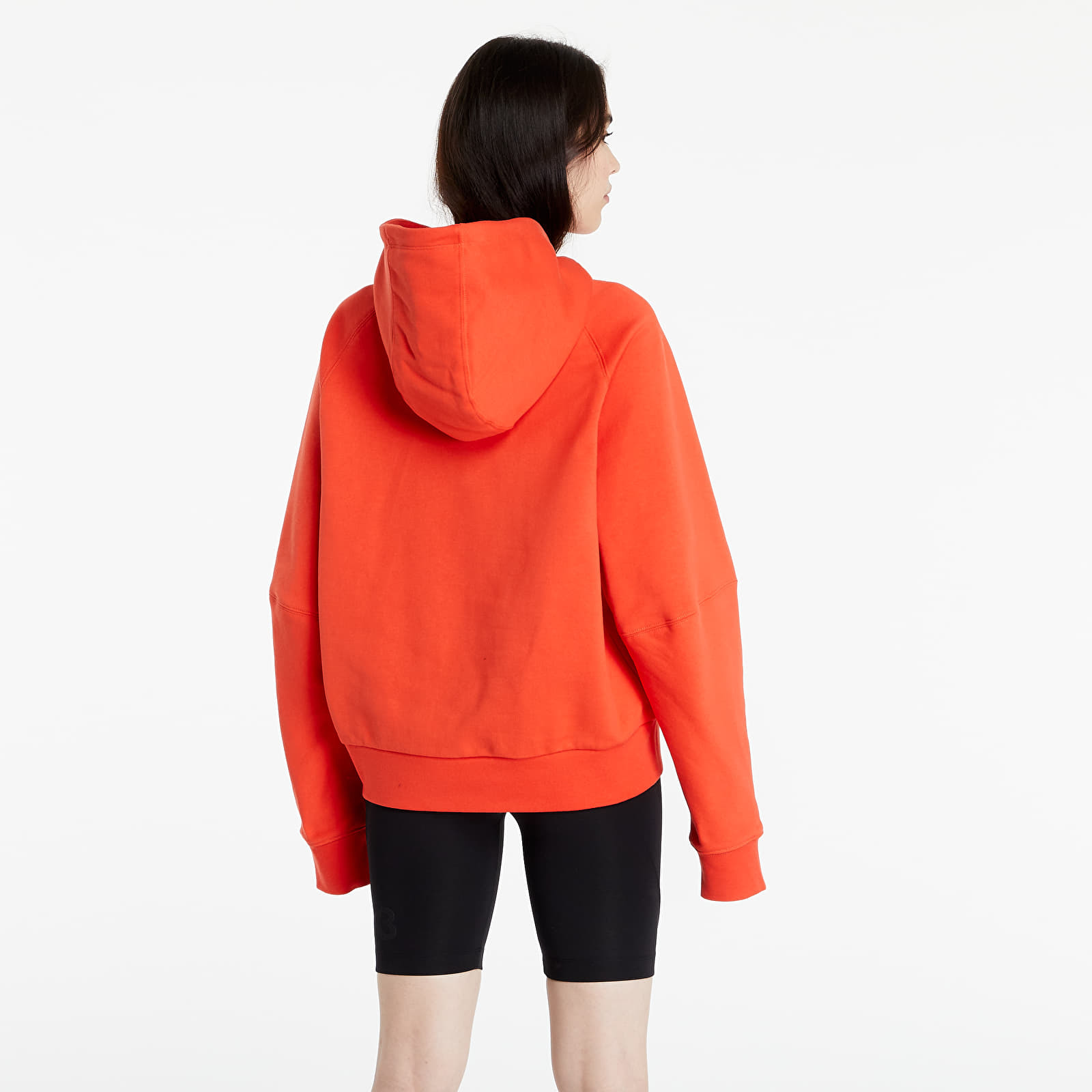 【 Y-3 W CL LC HOODIE 胸前 LOGO 帽TEE - 橘紅 】