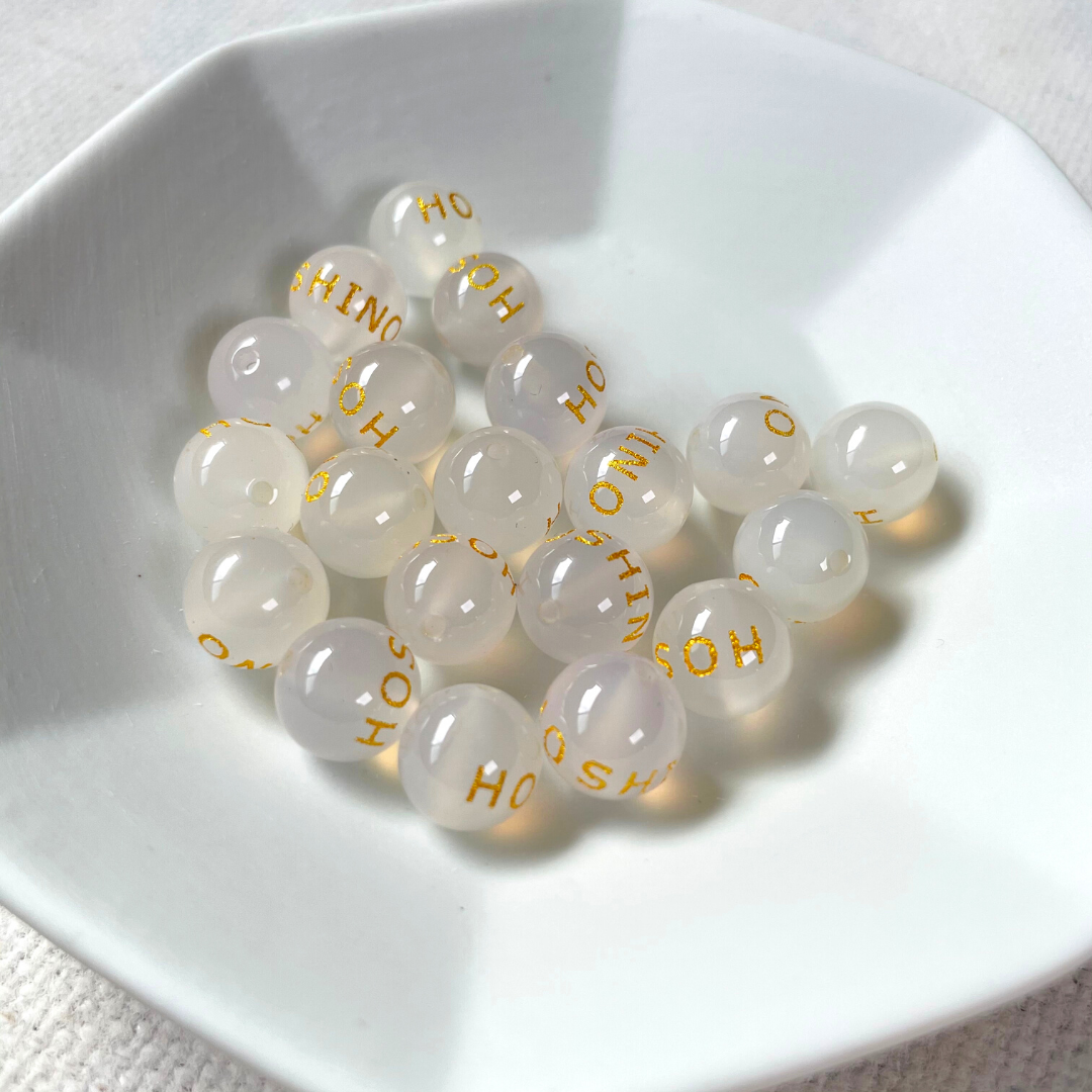 晶石素材/1粒/瑪瑙/圓珠/能量石/水晶/珠寶/飾品/天然/療癒/冥想/凈化/護身符