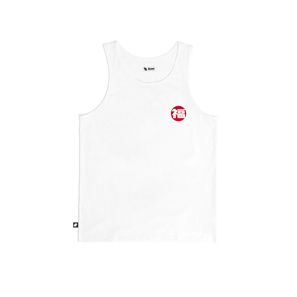 XCTRL 福氣不倒翁背心-白