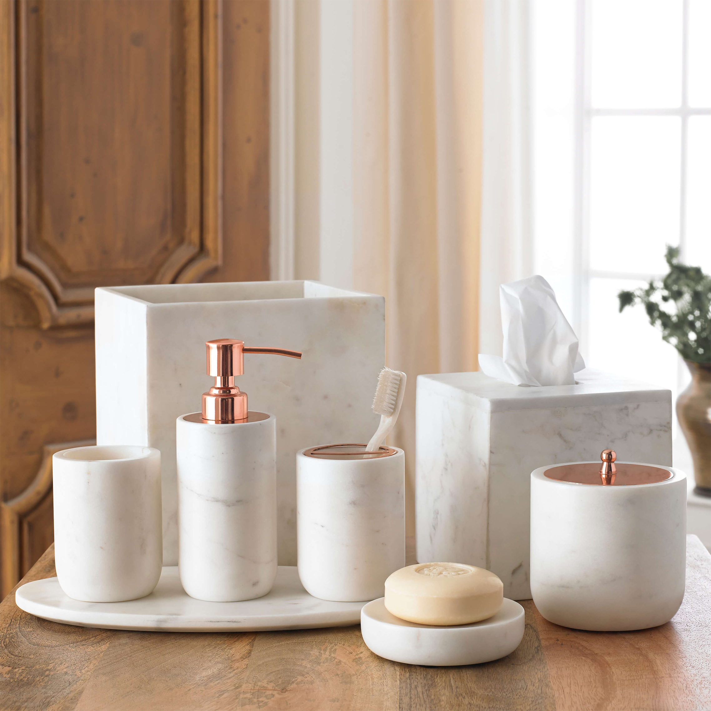 大理石玫瑰金系列 衛浴用品