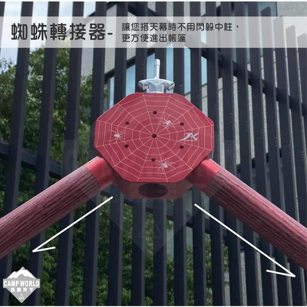 JX JX營柱-蜘蛛角度轉換器 連接管