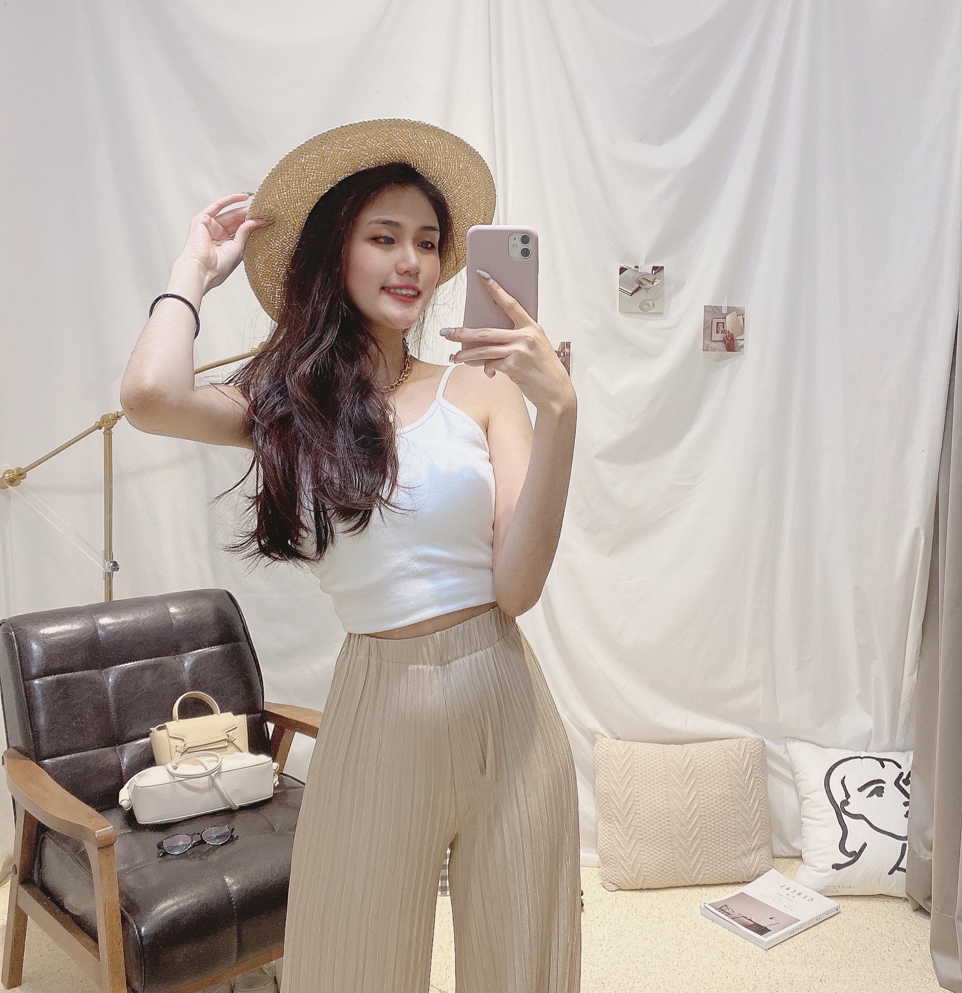 歐美風美背挖肩背心/二色