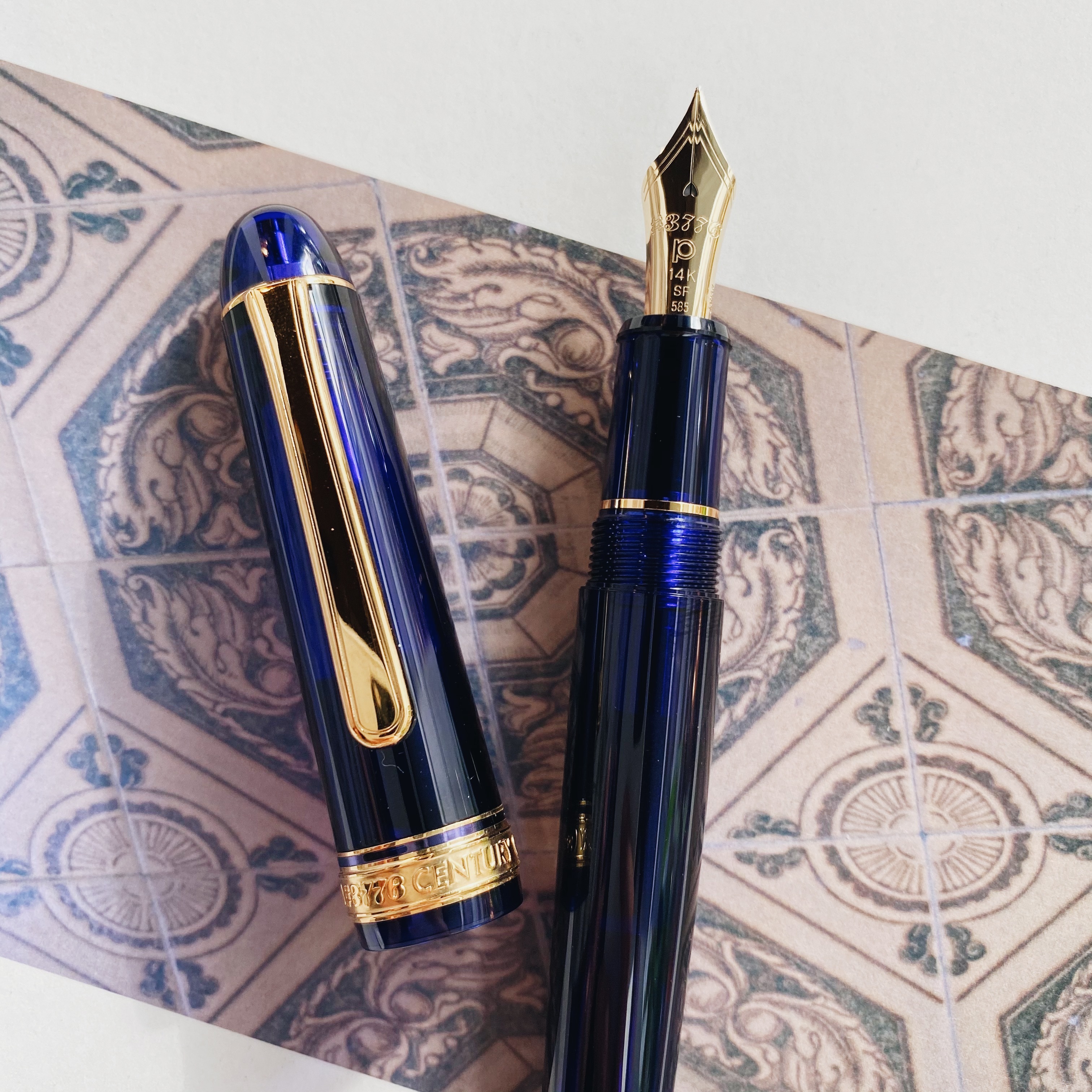 日本PLATINUM 白金3776 世紀14K金尖鋼筆