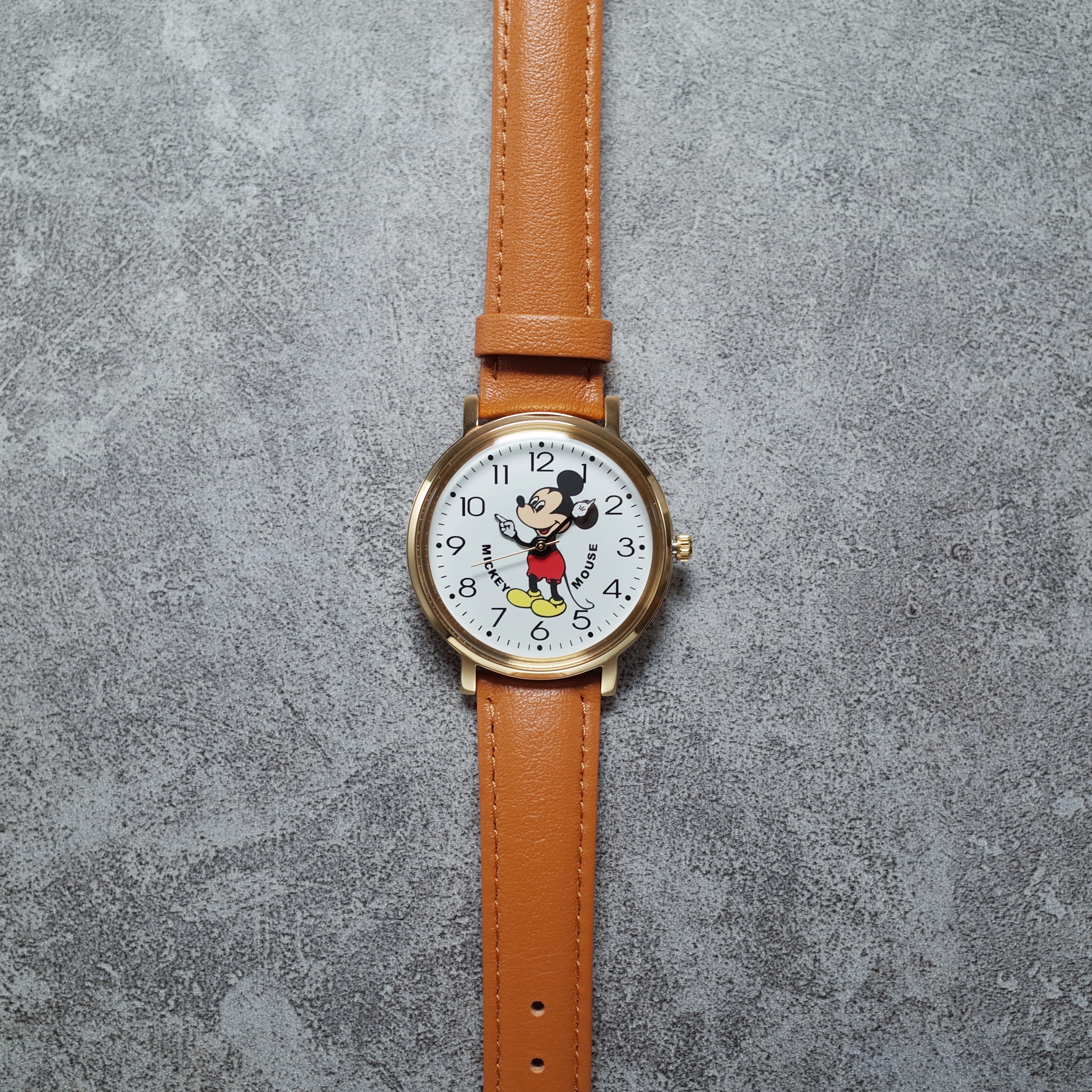 Disney Mickey Mouse 迪士尼 米奇老鼠 復古 女裝皮帶錶 36mm