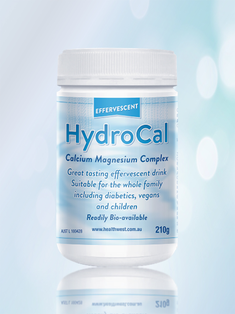 HealthWest - 康靖鈣鎂粉 - 適合全家飲用的美味泡騰飲料，包括糖尿病患者、素食主義者和兒童 (210克)