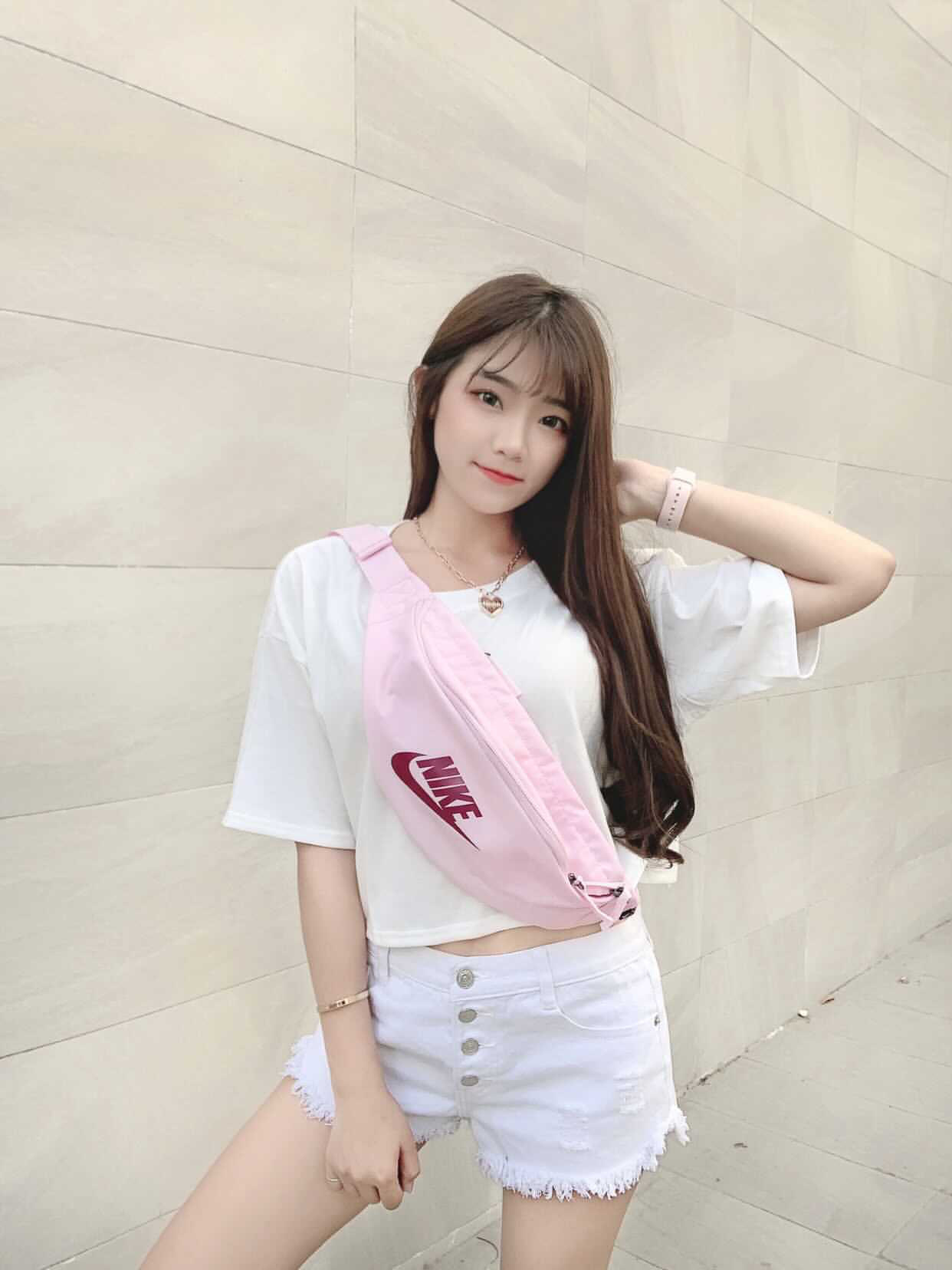 Nike Heritage Hip Pack Baby Pink 腰包