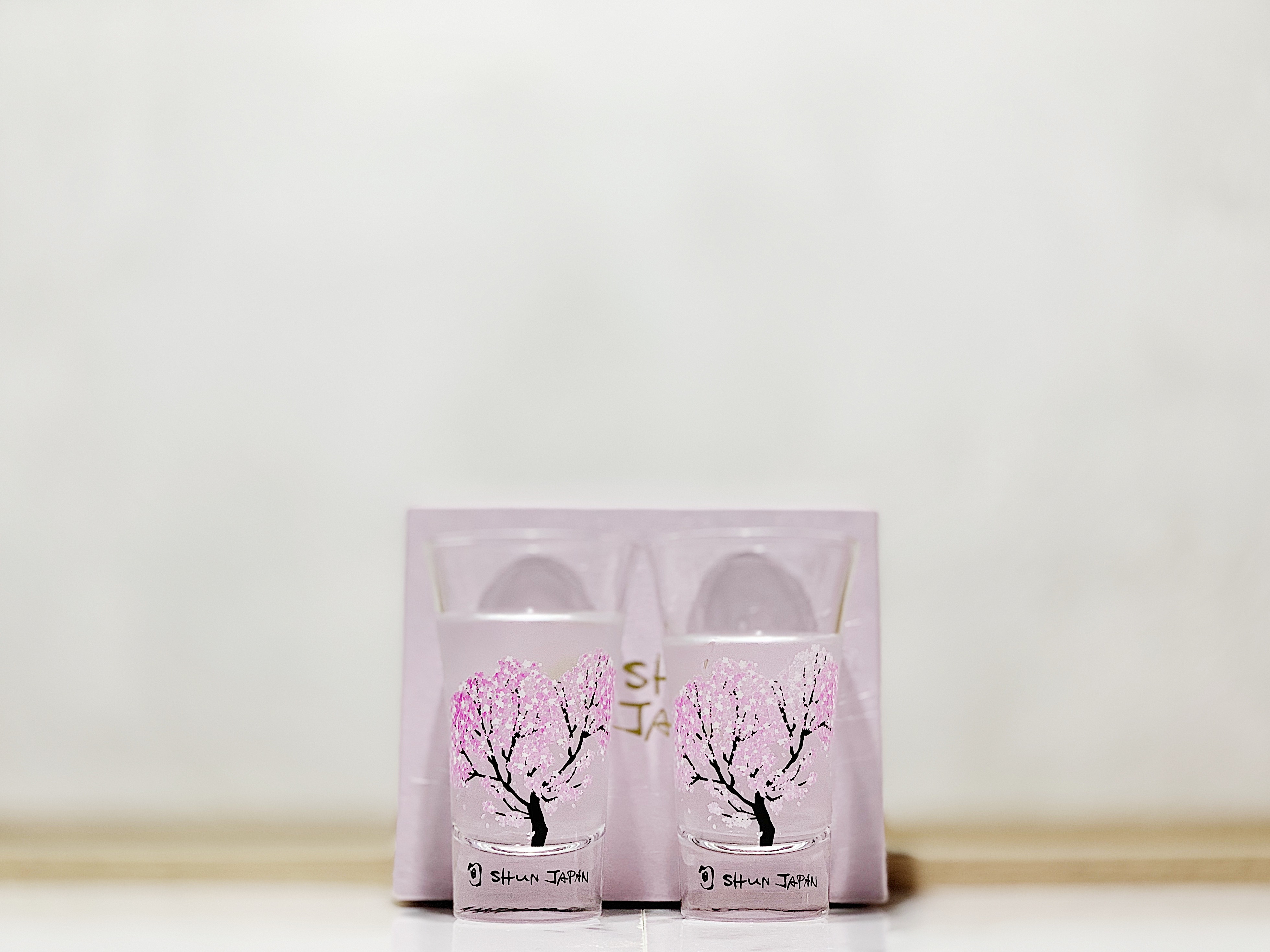 丸モ高木陶器 冷感桜 Glass Tenkai Pair Set(cs-03s)