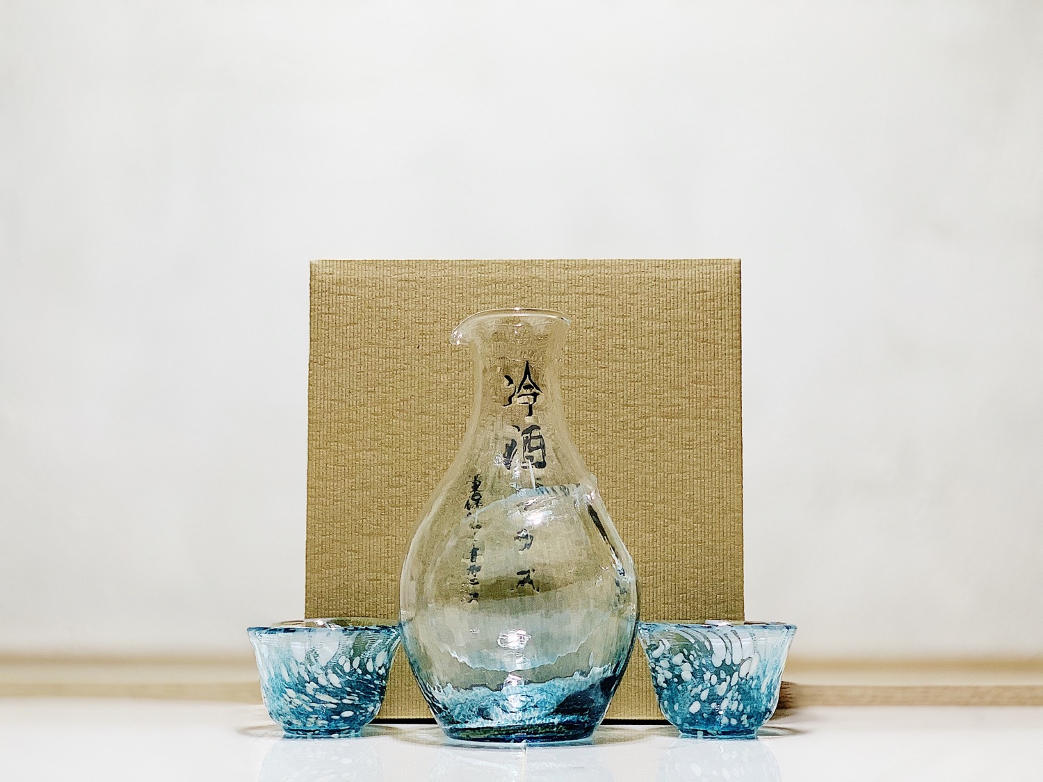 東洋佐々木ガラス 冷酒玻璃杯套裝 藍色