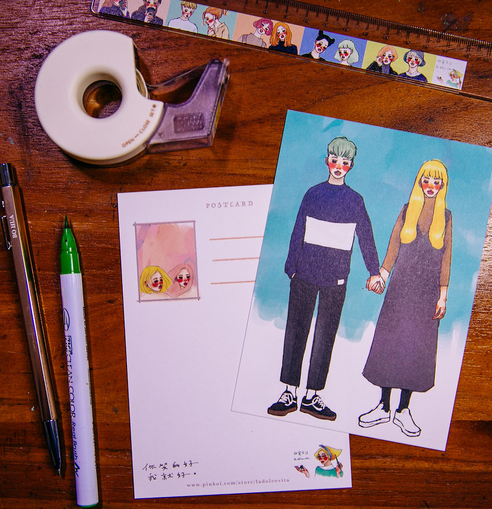 甜蜜生活 你笑得好我就好系列 明信片 25款 買四送一