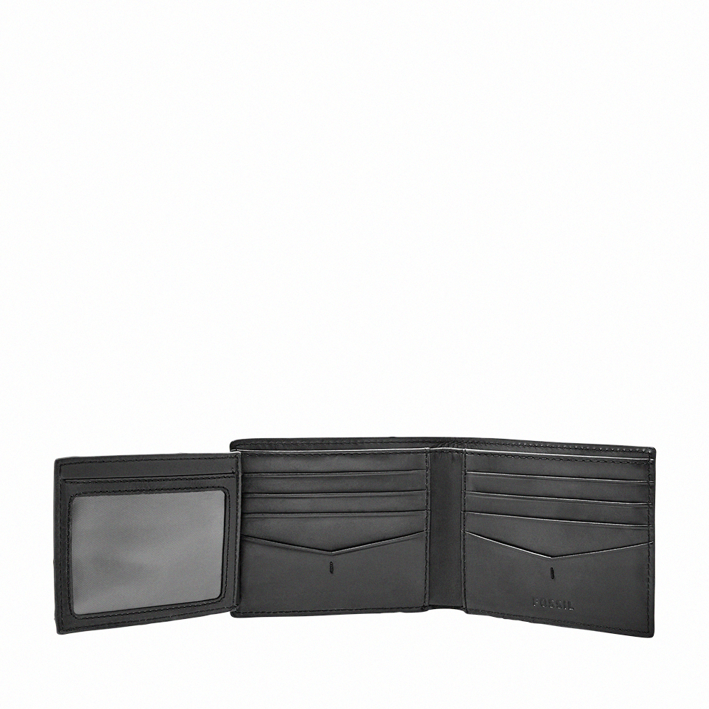 Allen 真皮證件格RFID皮夾-黑色 SML1547001