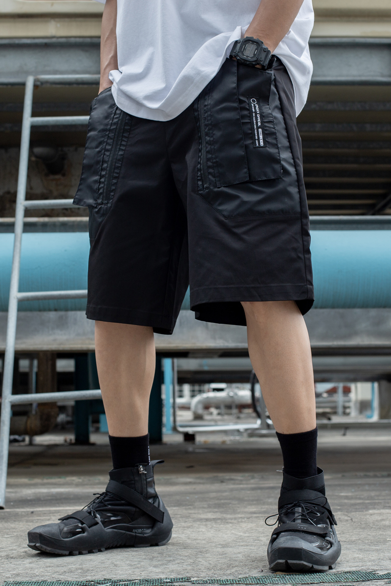 重疊層次口袋機能戰術抗靜電短褲