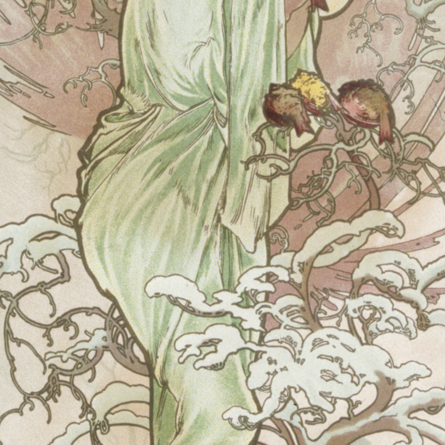 阿爾豐斯‧慕夏〈四季〉