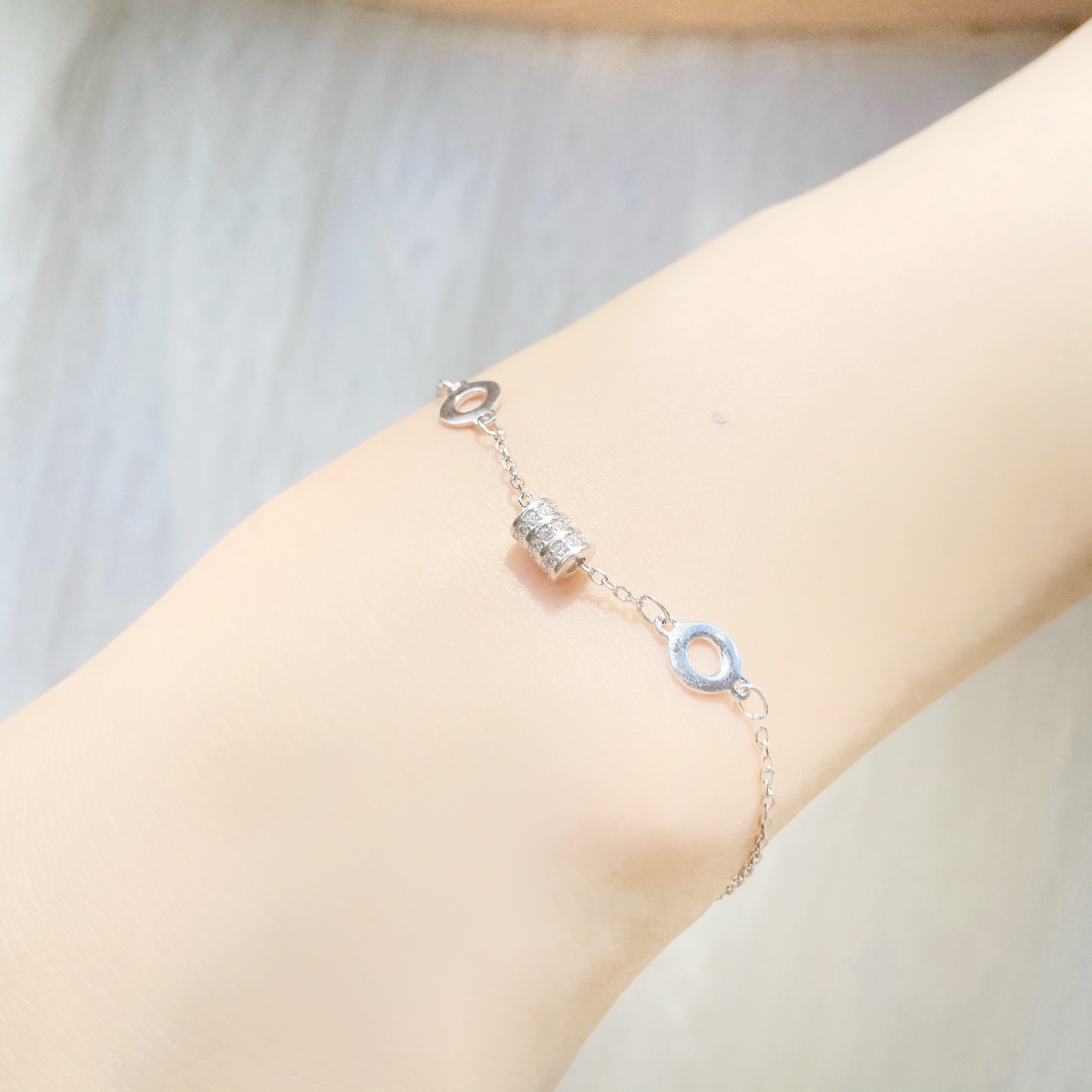 | 925純銀・ 白金 | 瓶子手鏈 | BR0347 |