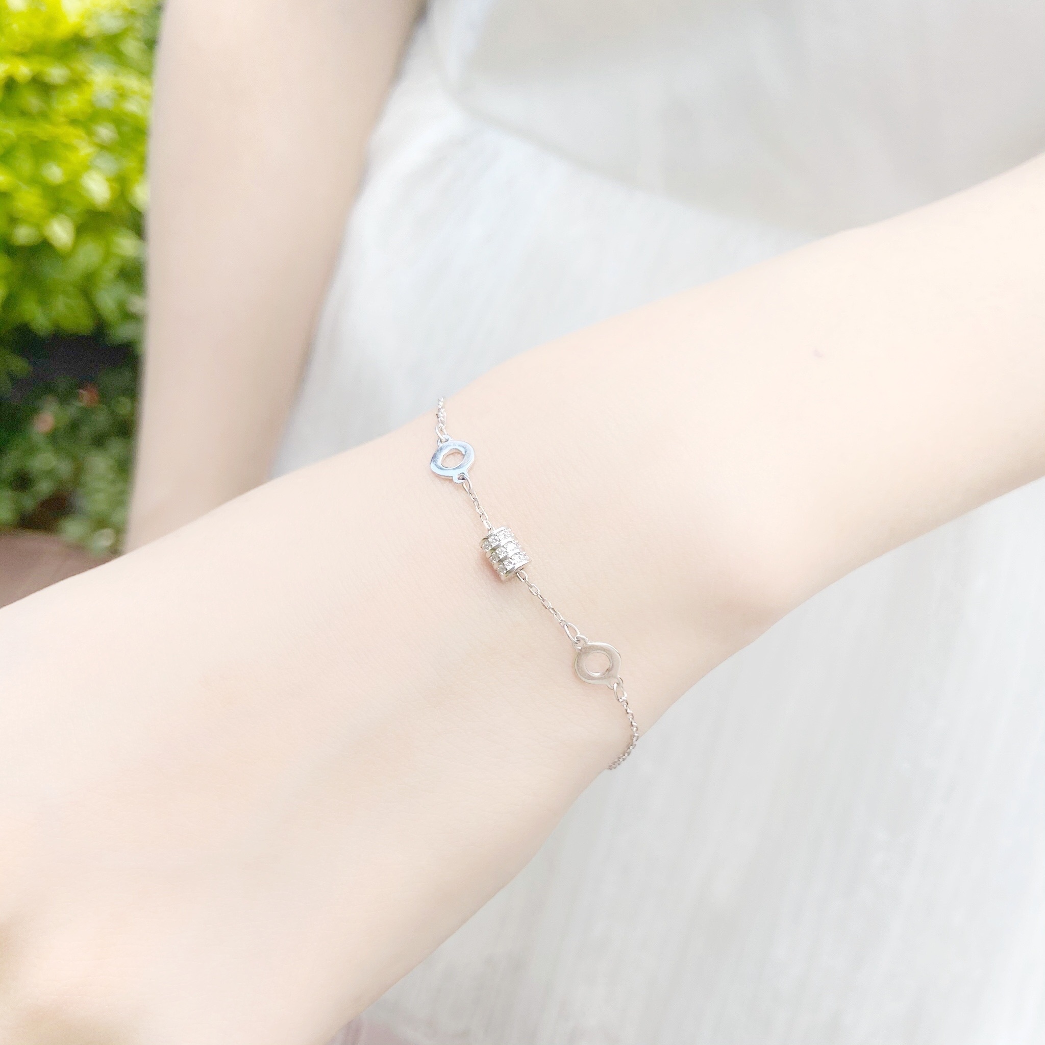 | 925純銀・ 白金 | 瓶子手鏈 | BR0347 |