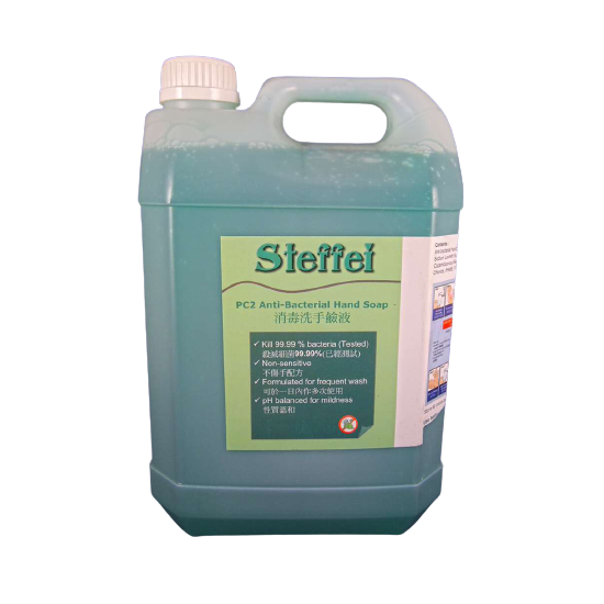 Steffei 消毒洗手液 C-PC2 綠色-綠茶味 (4公升) [香港製造]