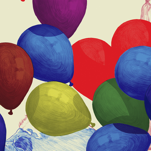 孫迪遜〈The balloon〉限量親筆簽名版畫