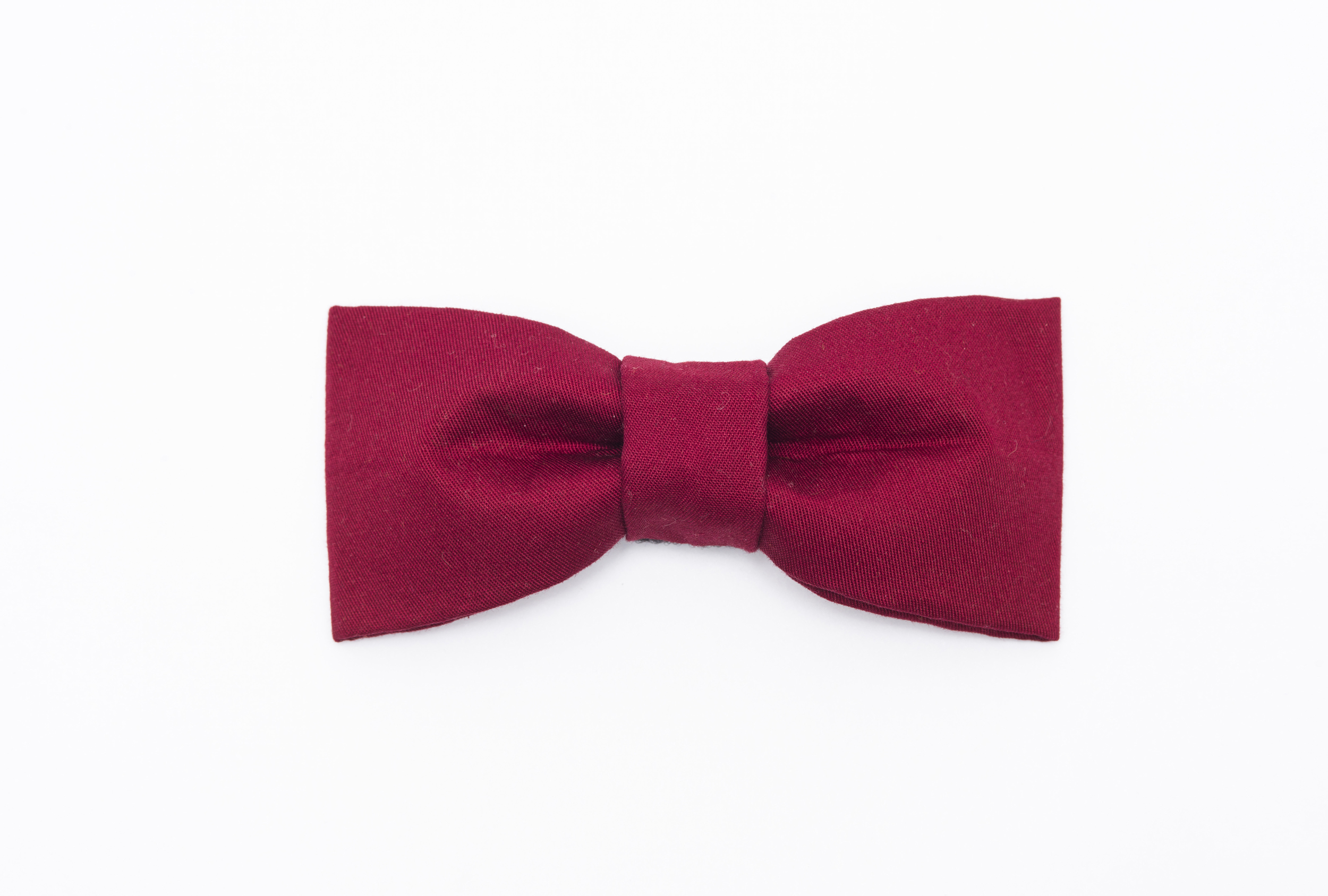 棉質狗狗領結｜酒紅色 - Orange Blinks