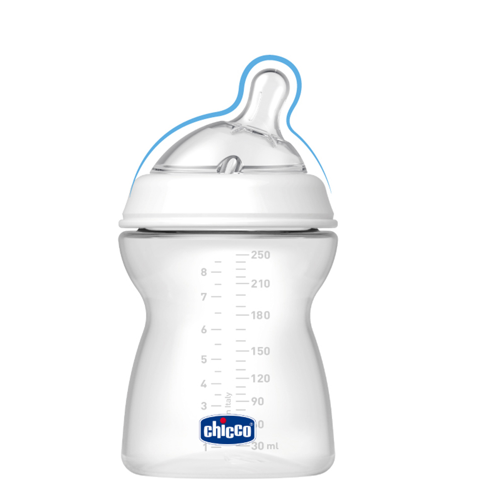 天然母感2倍防脹PP奶瓶單孔(中等流量)250ML