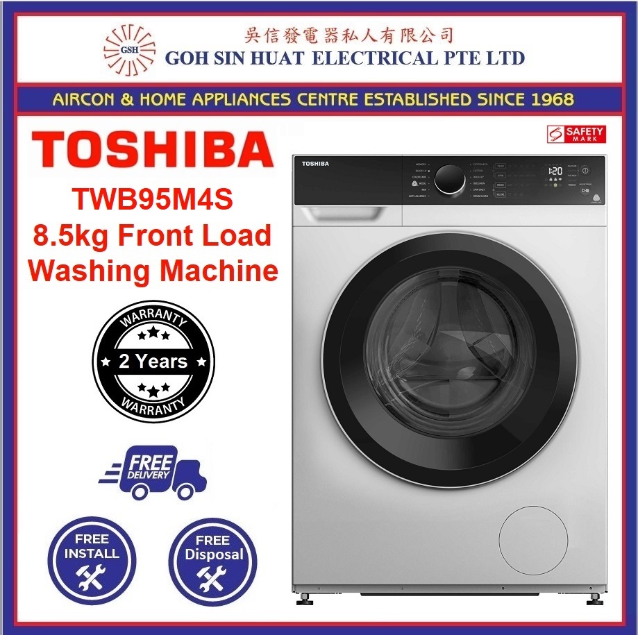 Toshiba TWBH95M4S Front Load Washing Machine