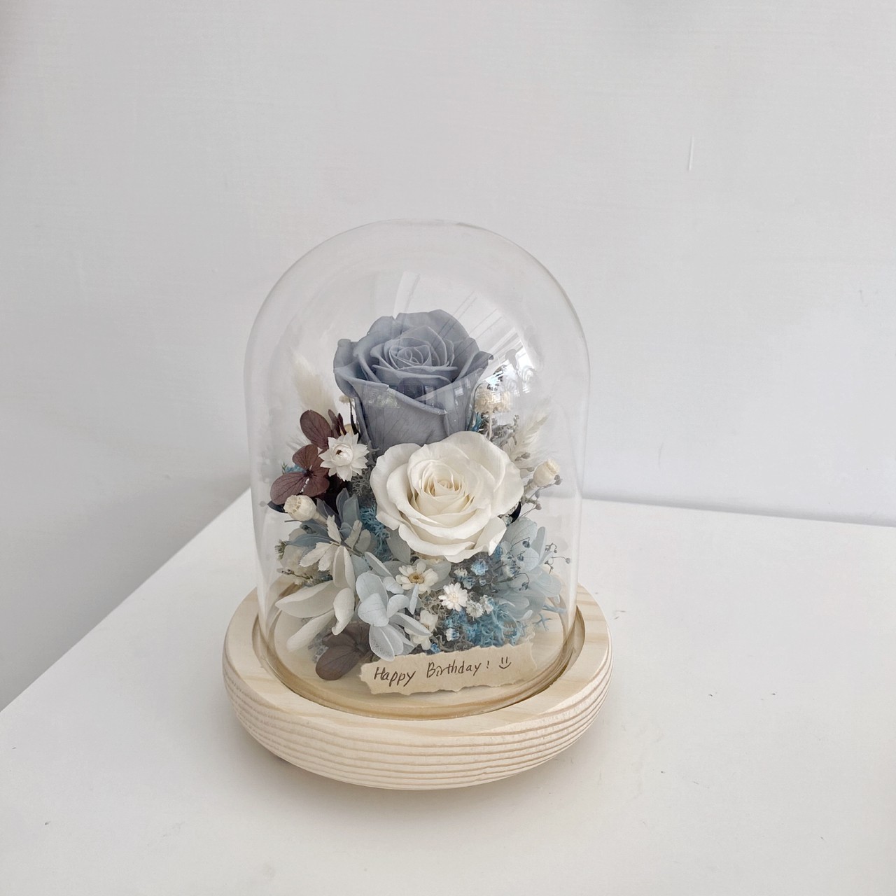 永生花夜燈-天空藍