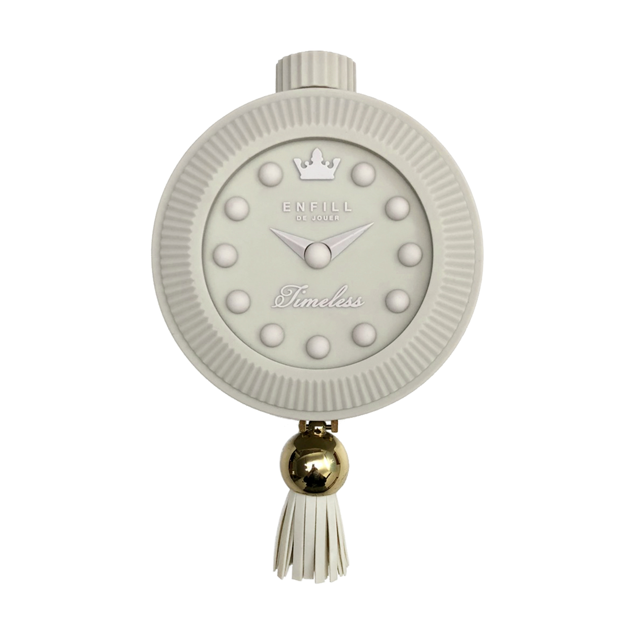 Candies 金錶流蘇包(杏色)