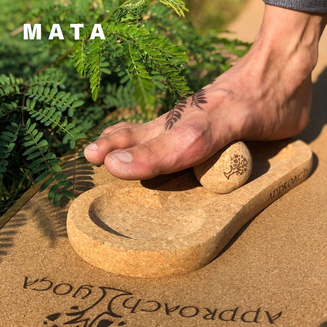 MATA【Approach Yoga】 軟木足底按摩器