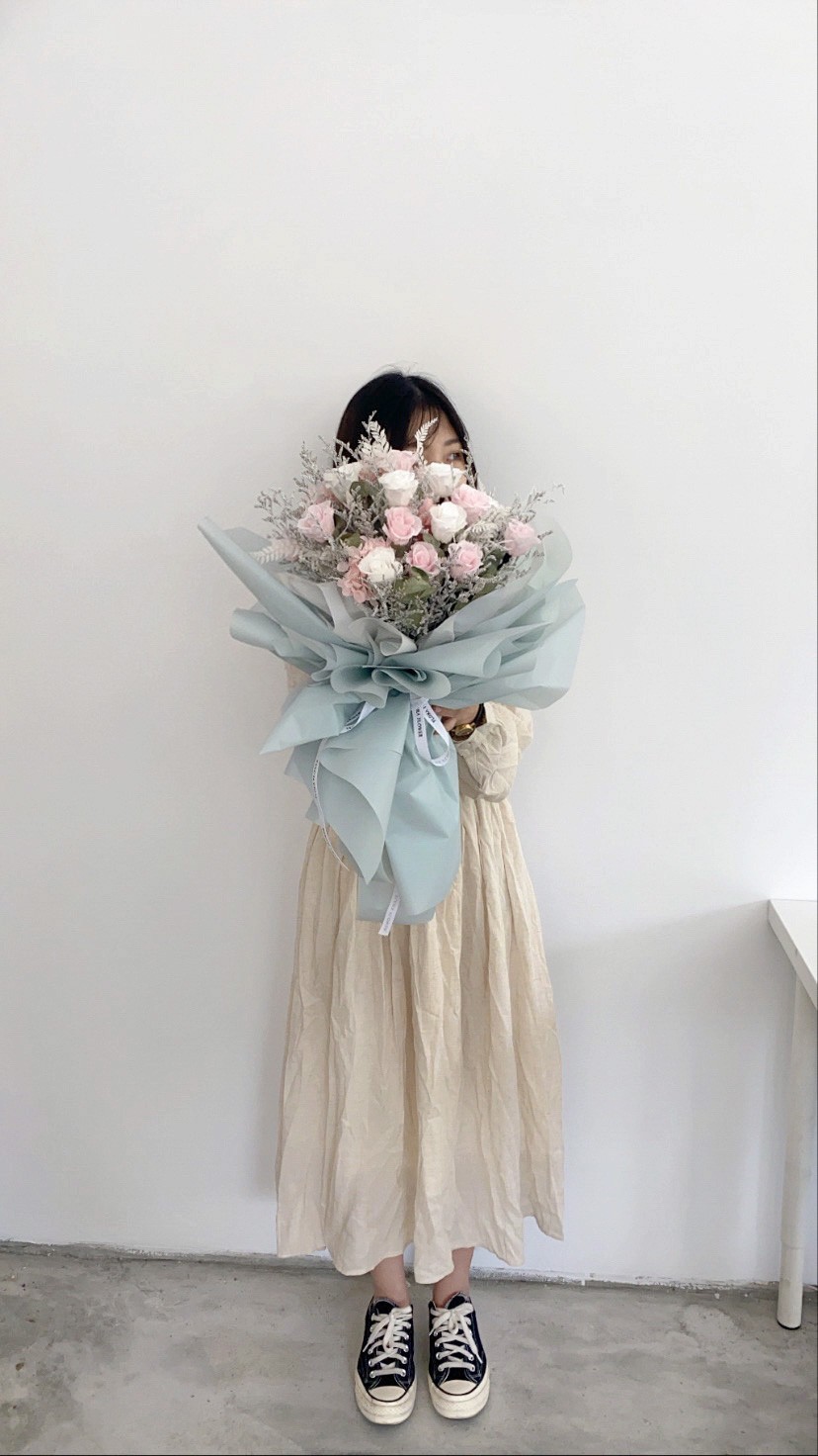 永生花束-馬卡龍